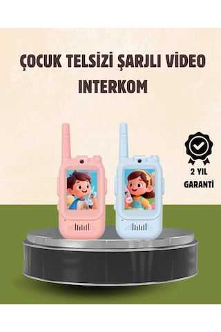 Vexor Görüntülü Walkie Talkie Çocuklar İçin Video İnterkomlu Oyuncak