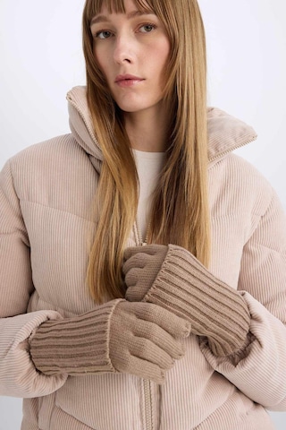 DeFacto Kadın Triko Eldiven C6843AX24WNBN62 Kahve