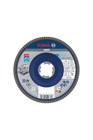Metal X571 Yelpaze Taşlama Diski, 125 Mm Çapında Ve Granülasyon 60