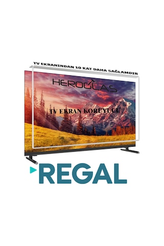 Regal Uyumlu 43r654f Siyah 43inç Tv Ekran Koruyucu