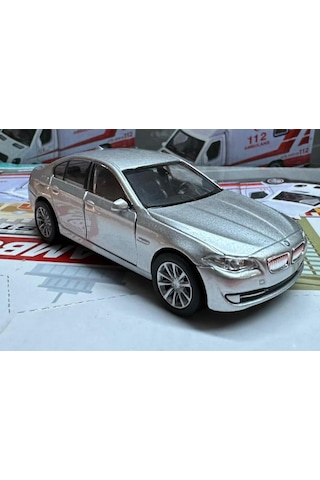 Oyuncak Metal Model Araba 1/36 Çek Bırak Bmw 535i Gri