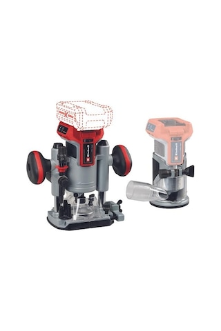 Einhell TP-RO 18 Set Li BL - Solo Kömürsüz Akülü Dik & Kenar Freze Set - 4350410