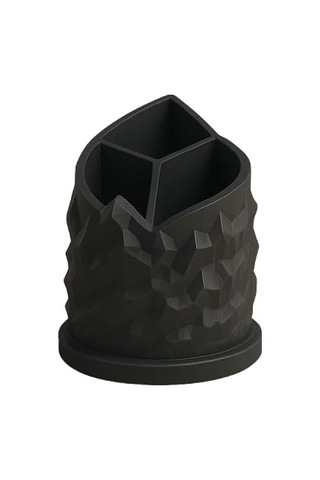 Tr Spiral Dağ Temalı 3 Bölmeli Kalemlik, Çap: 11 Cm Yükseklik: 13 Cm, Kalem Kutusu, Yüksek Kalite 3d Baskı, Çevr Genel