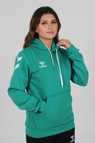 Hummel Armin Pamuklu Hoodie Yeşil