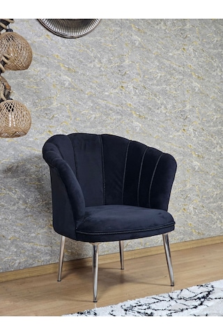 Tekli Papatya Çay Seti Koltuk Krom Sivriltme Ayak, Balkon, Salon, 001