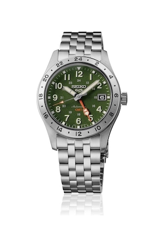 Seiko 5 Sports Field Gmt Hdb001k1 Erkek Kol Saati Metalik Gri