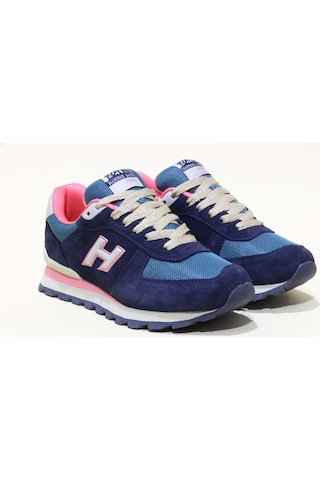 Hammer Jack Peru Lacivert Coral Kadın Hakiki Deri Sneakers Ayakkabı Lacivert