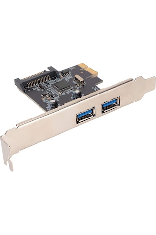 Pcı Express 1x Pcı-e To 2 Port Usb 3.0 + Sata Kart Çoklayıcı