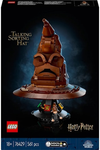 LEGO® Harry Potter™ Konuşan Seçmen Şapka 76429 Yetişkinler için Koleksiyonluk ve Sergilenebilir Model Yapım Seti - 561 Parça