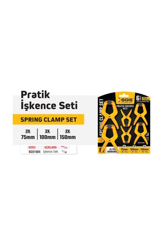 Sgs1684 - Mandal Tipi Pratik İşkence Seti 6 Parça