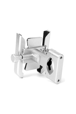 Ranyeek Alüminyum Cnc Motor Bisiklet Elektrikli Araç Telefon Tutucu 4-6.5 İnç, Titreşim Azaltıcı, 20-30mm Direk Uyumlu, Sağlam Tutma - Gümüş GÜMÜŞ