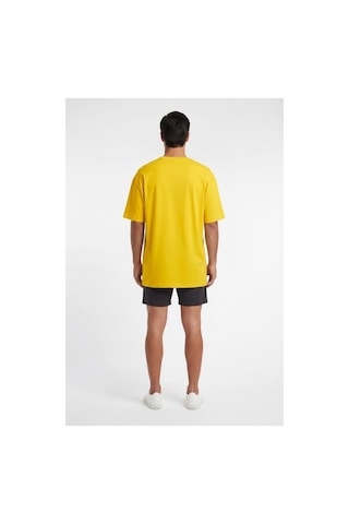 Usa Basketball Lakers 24 Sarı Oversize Erkek T-shirt 141982 SİYAH