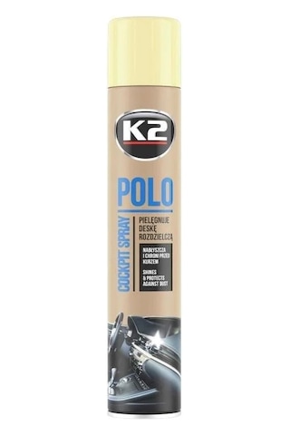 K2 Polo Cockpit Plastik Vinil Ahşap Koruyucu Cila 750ml