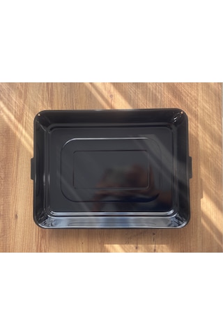 Emaye Kaplı Fırın Tepsisi Siyah