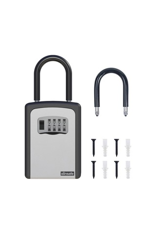 İnsafe Isc802Key Şifreli Çelik Kasa Anahtar Kasası Kutusu Siyah