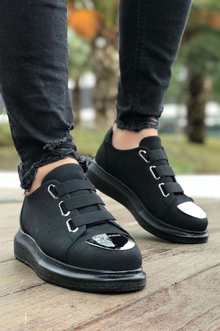 Ch251 Sst Mirror Suede Erkek Ayakkabı Sıyah Siyah