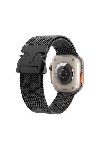 Apple Uyumlu Watch Series 10 46mm Aliminyum Alaşım Hasır Metal Akıllı Saat Kordonu