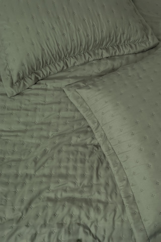 Cotton Box Serra Çift Kişilik Yatak Örtüsü Niva Adaçayı Yeşil
