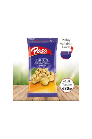 Paşa Kuruyemiş Fındık Içi 12 x 40 G
