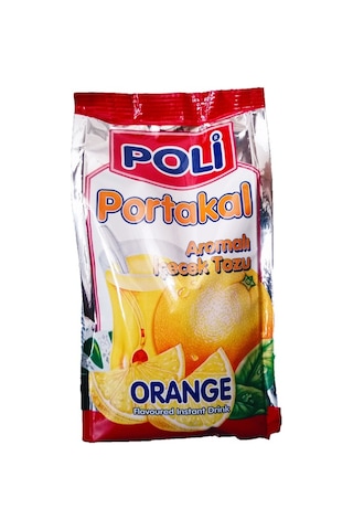 Poli Portakal Aromalı İçecek Tozu 500 G Poli Portakal Aromalı İçecek Tozu 500 G