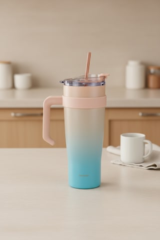 Bernardo Alto Pipetli Termos Bardak Turkuaz 1000ml Turkuaz