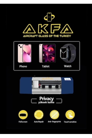 Akfa Apple Uyumlu   iPhone 13 Nano Hayalet Ekran Koruyucu