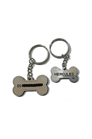 Altınceylan Köpek İsimlik Künyesi Küçük Boy 4 x 2,3 cm