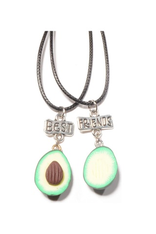 Tedz Collection Ananas Arkadaşlık Kolyesi Siyah
