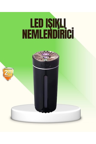 Led Işıklı Aromaterapi Hava Nemlendirici Ultrasonik Sessiz Nem Ayarı