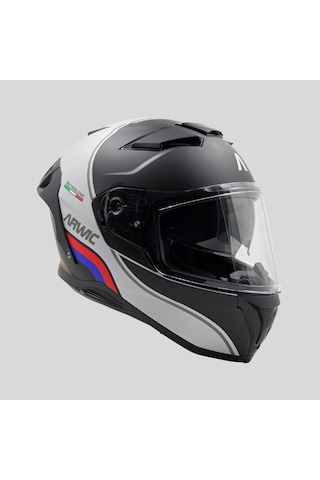 Arwıc AR939 Retroline Ece-R 22.06 Full Face Motosiklet Kaskı Gri