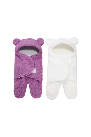 Tenfowee 3-6 Ay Bebekler İçin Kışlık Yünlü Ayağı Ayrılmış Uyku Çantası - Pembe Büyük Boy, Toksiksiz Ve Dayanıklı, K四季通用防踢被 Diğer