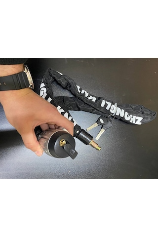Zhongli Elektrikli Scooter Bisiklet Motosiklet Zincir Kilit 1.5m