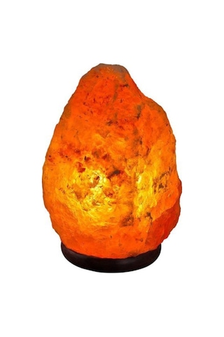 Himalaya Tuz Lambası 4-6 Kg. Doğal Kaya Tuzu Lambası Aç Kapa Düğmeli Tuz Lamba Himalayan Salt Lamp