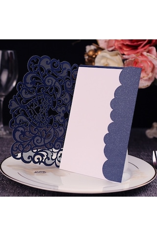 Novahub 20 Adet Aşk Desenli Davetiye Kartları, Davetiye Tutacakları Düğün Doğum Günü Partisi Yıldönümü İçin