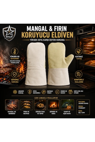 Fırın Ve Mangal Eldiveni Tek Parmak