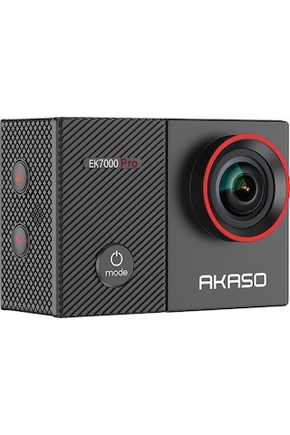 Akaso EK7000 Pro 4K Wi-Fi Aksiyon Kamera ve Süper Aksesuar Seti (Akaso Türkiye 2 Yıl Garantili)
