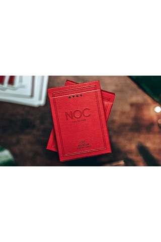 Bicycle Noc Pro Burgundy Red Marked Premium Oyun Kağıdı Kartı İskambil Kartları Destesi