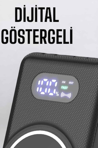 10.000 Mah Powerbank 4 Portlu Hızlı Şarj Dijital Göstergeli Çok Renkli 10900160