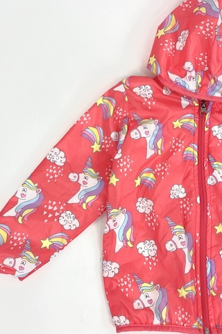 Mnk Baby & Kids Lila Atlı Mor Renk Kız Çocuk Yağmurluk 001