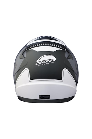 Ls2 Rapid Deeper Full Face Motosiklet Kaskı 67533 Beyaz Siyah