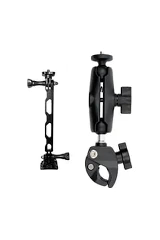 Oem Marka Pt01 Insta360 Ve Aksiyon Kameralar İçin Motosiklet Montaj Kiti Siyah