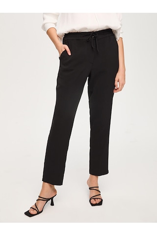Faik Sönmez Beli Lastikli Comfort Fit Pantolon B00051-2 B00051-210 Siyah