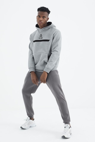 Tommy Life Koyu Gri Bağcıklı Ön Dikiş Detaylı Standart Kalıp Erkek Eşofman Alt - 84994 Koyu Gri