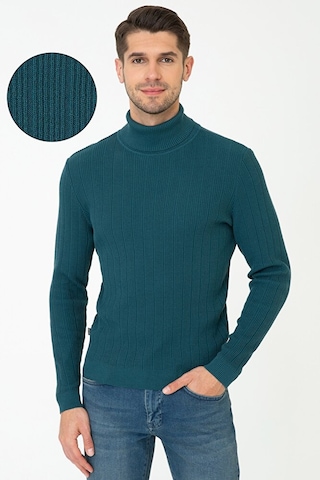 Pierre Cardin Petrol Erkek Kazak G021sz0tk.000.1277816 Çok Renkli