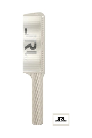 Jrl J202 24.4 Cm V-dişli Seramik Seri Profesyonel Makine Üstü Kesim Tarağı Beyaz