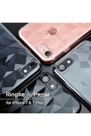 Ringke Air Prism 3d Elmas Yansıması Apple Uyumlu iPhone 7/8 Plus İle Kılıf Ink Black Ultra Hafif Esnek İnce