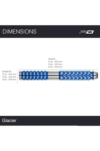 Red Dragon Gerwyn Price Glacier % 90 Tungsten Çelik Uçlu Dart Oku