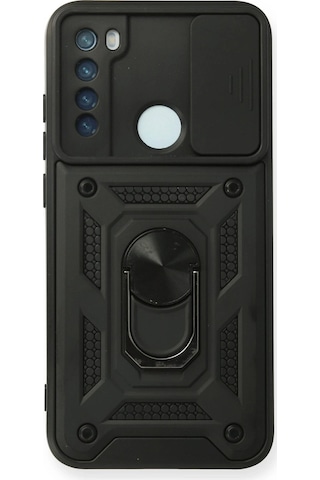Teleplus Xiaomi Redmi Note 8 Kılıf Magnetik Standlı Kamera Korumalı Slide Sürgülü Cover Kapak