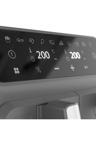 Blaupunkt D7800 Taste Master Çift Hazneli Dokunmatik 4+4 LT Airfryer Fritöz