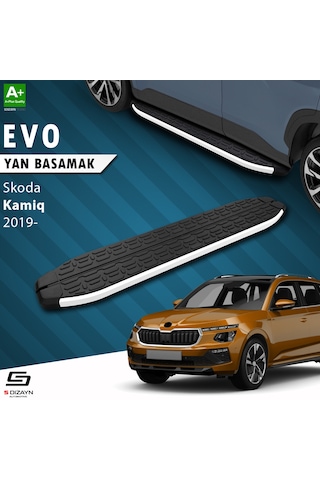 S-dizayn Skoda Kamiq Evo Aluminyum Yan Basamak 183 Cm 2019 Üzeri